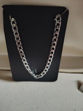 🔗🔗🔗NEW MENS STAINLESS STEEL CUBIN LINK CHAIN CHUNKY🔗🔗🔗 8mm 18"